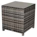 Outsunny Rattan Side Table-Black(c-3)