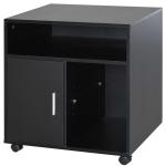 HOMCOM Particle Board 4-Compartment Storage Unit White(c-1)