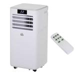 HOMCOM 8000BTU Portable Air Conditioner 4 Modes LED Display 24 Timer Home Office White(c-2)