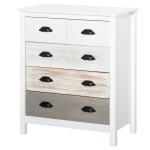 HOMCOM Modern Cabinet Storage Organizer with Doors and Drawer for Bedroom & Living Room(c-2)