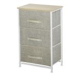 HOMCOM Bedroom Home 5 Chest Of Drawers w/ Feet & Handles 80x79cm White(c-2)