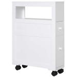 kleankin Particle Board Compact Bathroom Drawers White(c-7)