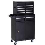DURHAND PP Wall Mounted Tools & Hardware Storage Unit w/ Containers(c-3)
