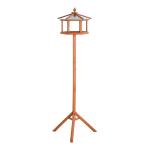 Pawhut Wooden Bird Table Feeder Station(c-5)