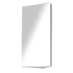 HOMCOM Stainless Steel Double Doors Bathroom Mirror Cabinet, 60x55x12 cm(c-1)