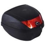 HOMCOM 48L Streamline Plastic Motorcycle Trunk Red/Black(c-9)