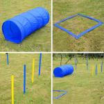 Pawhut Pet Agility Training Run/Jump Set(c-5)