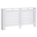 HOMCOM 152Lx19Wx81H cm MDF Radiator Cover-White(c-1)