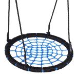 HOMCOM Kids Round Tree Swing ø100cm - Blue(c-2)