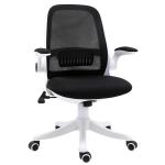 Vinsetto Faux Linen 2-Point Massage Office Chair Grey(c-1)