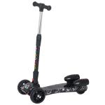 HOMCOM Kids Foldable E-Scooter W/Brake Kickstand-Red(c-6)