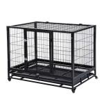 PawHut 85Wx58Dx58H cm Waterproof Elevated Dog Kennel-Wooden(c-7)