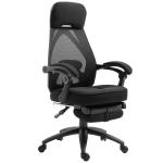 Vinsetto Mesh Ergonomic Home Office Chair w/ Headrest Black(c-4)