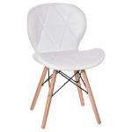 HOMCOM Tufted Dining Chairs Velvet-Touch Fabric Accent Chairs with Wood Legs(c-7)