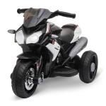 HOMCOM Kids 6V Battery Steel Enforced Motorcycle Ride On Trike Black
