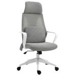 Vinsetto Mesh Office Chair & Massage Pillow Ergonomic Adjustable Height w/ Wheels(c-1)