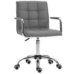 Vinsetto Executive PU Padded Swivel Office Chair With Adjustable Height - Pink(c-1)