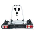 HOMCOM Foldable 3 Bike Carrier Car Back Mount Bicycle Rack Trunk SUV Universal Straps(c-1)