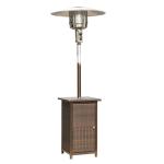 HOMCOM 12KW Free Standing Rattan Outdoor Garden Heater Brown(c-7)