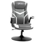 Vinsetto High Back Computer Gaming Office Adjustable Chair -Black/white(c-2)