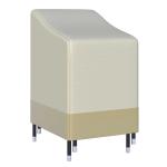 Outsunny Waterproof Furniture Cover For 3 Seat Rattan Sofa, 600D Oxford Cloth, 218Lx111Wx101H cm-Beige/Coffee(c-1)