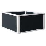 Outsunny Wooden Raised Garden Bed Planter Grow Containers Flower Vegetable Pot 80 x 80cm(c-2)