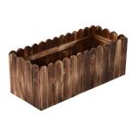 Outsunny Wooden Raised Garden Bed Planter Grow Containers Flower Vegetable Pot 80 x 80cm(c-1)