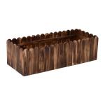 Outsunny 3pcs Wood Flower Stand Flower Pot Display Organizer w/ Slatted Shelves Natural(c-1)