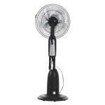 HOMCOM Ventilador de Pedestal de 40 cm/16" con 3 Modos y 3 Velocidades Altura Ajustable de 118-138cm Temporizador Oscilante de 85° Pantalla LED Control Remoto Blanco(c-4)