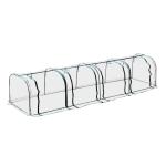 Outsunny® Invernadero Caseta 400x100x80cm para Jardín Terraza Cultivo de Plantas Semilla(c-1)