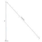 Outsunny Toldos Accesorios para Toldo Vela Cuerda Gancho Conjunto Fijacion de Acero Inoxidable(c-2)