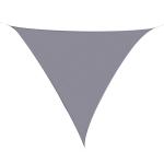 Outsunny Toldo vela Triangular 4x4x4 metros Toldo tipo Sombrilla Parasol Triángulo de Poliéster para Jardín Playa Camping Color Gris(c-1)