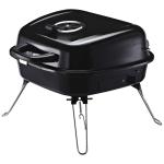Outsunny Cast Iron Ceramic Kamado Charcoal BBQ Oven Black(c-1)