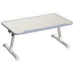 HOMCOM Mesa de Ordenador Portátil Bambú Bandeja de Cama Plegable Reclinable Altura Ajustable 1 Cajón 55x35x22-30cm(c-1)