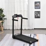 HOMCOM Cinta Andadora Eléctrica Plegable con Pantalla LCD Velocidad de 1-10 km/h Botón de Emergencia Motor 500W Acero Interior 122x62,5x119 cm(c-1)