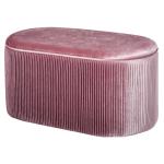 HOMCOM Taburete Otomana Puf Tapizada en Terciopelo con Botones Diseño Vintage Reposapiés Acolchado Suave Φ60x33 cm Gris Oscuro(c-3)