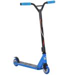 HOMCOM Patinete de Acrobacia Trucos y Saltos Patinete Freestyle de Aluminio para Adolescentes +14 Años y Adultos Carga 100 kg con Manillares de Caucho 68x46x84 cm Azul(c-1)