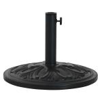 Outsunny® Soporte de Sombrilla Redondo Ajustable Universal Pie de Parasol de Cemento Φ48x34cm