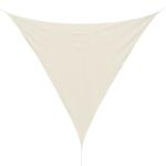 Outsunny - Toldo vela triangulo (varios tamaños y colores), tamaño 3x3x3m, color crema