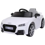 HOMCOM Audi TT Eléctrico Infantil Coche Juguete Niño +3 Años Mando a Distancia Música y Luces Aprendizaje Batería Doble Puerta Carga 30kg 103x63x44cm(c-1)