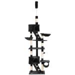 PawHut Rascador para Gatos Árbol Rascador Centro de Actividad 3 Plataformas para Arañar 48x48x99,5 cm Tablero Aglomerado Cubierta de Felpa Sisal(c-2)