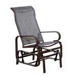 Outsunny Silla Plegable de Ratán con 5 Posiciones Silla Reclinable de Aluminio para Jardín Balcón Terraza Exterior Carga 160 kg 59x68x107 cm Gris(c-1)