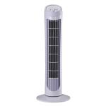 HOMCOM Ventilador de Torre con 3 Modos 3 Velocidades Pantalla LED 12H Temporizador Oscilante de 85° con Mando a Distancia Hogar Oficina Alto 110 cm Blanco(c-3)
