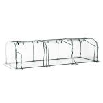 Outsunny® Invernadero Caseta 400x100x80cm para Jardín Terraza Cultivo de Plantas Semilla(c-3)