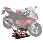 HOMCOM Aparcamiento de Moto Ajustable Soporte de Rueda de Moto Metal para Ruedas Diametro 43 48 53cm(c-2)