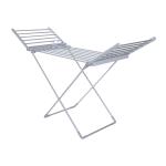 HOMCOM Tendedero Eléctrico Plegable 3 niveles Secador de Ropa con 30 Barras de Aluminio Caliente 73x67x144cm(c-2)