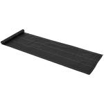 Outsunny Malla Geotextil 1x50 m Malla de Jardín contra Malas Hierbas 100 g/m² Rollo de Malla Antimaleza Negro
