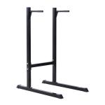 HomCom Estación Dip de Musculación - Negro Acero Hasta 120kg(c-1)