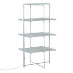 HOMCOM Tendedero Eléctrico Plegable 3 niveles Secador de Ropa con 30 Barras de Aluminio Caliente 73x67x144cm(c-1)