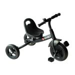 HOMCOM Triciclo para niños de más de 18 meses con Timbre Guardabarros y Ruedas de Seguridad Color Negro 74x49x55cm(c-1)